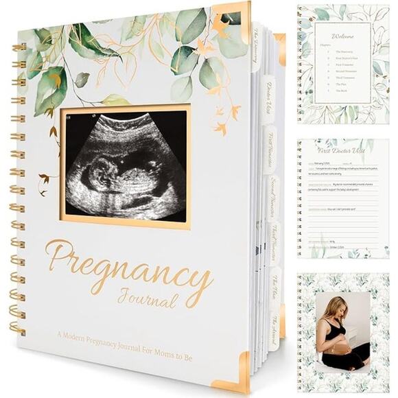 KeaBabies Inspirational Pregnancy Journal Memory Book - Picture 1 of 9